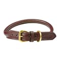 Miniatyrbilde 1 av 2: Weatherbeeta Rolled Leather Dog Collar