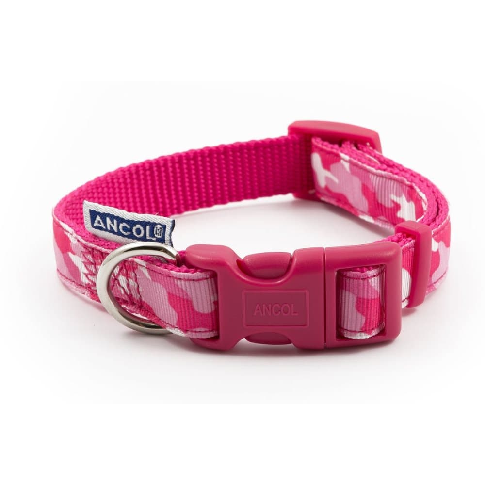 Ancol Nylon Camouflage Dog Collar