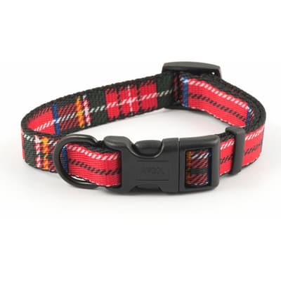 Ancol Tartan Adjustable Dog Collar