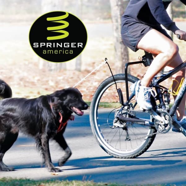 SPRINGER Cykelfäste för hund