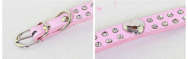 Hundhalsband med stenar XS 2.0 x 30 cm