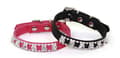 Miniatyrbild 1 av 11: Hundhalsband dekorerad med stenar XS 1.5 x 30 cm