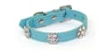 Miniatyrbild 5 av 11: Hundhalsband med stenar i form av blomma S 1.5 x 37 cm
