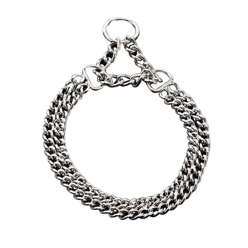 Sprenger Halvstryp, platta förkromade länkar, 2-radigt 55 cm, 2.0mm