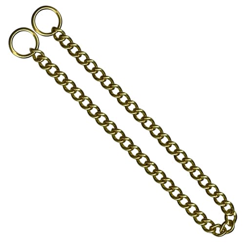 King Hound Strypkedja, mässing, 4.0mm x 70cm