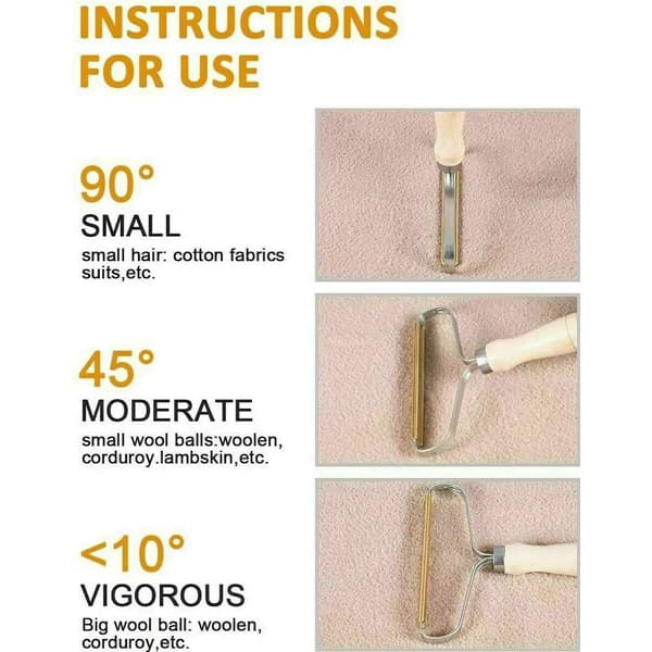 LINT Remover Shaver Cleaner Reusable Fuzz Clothes Fabrics Brush