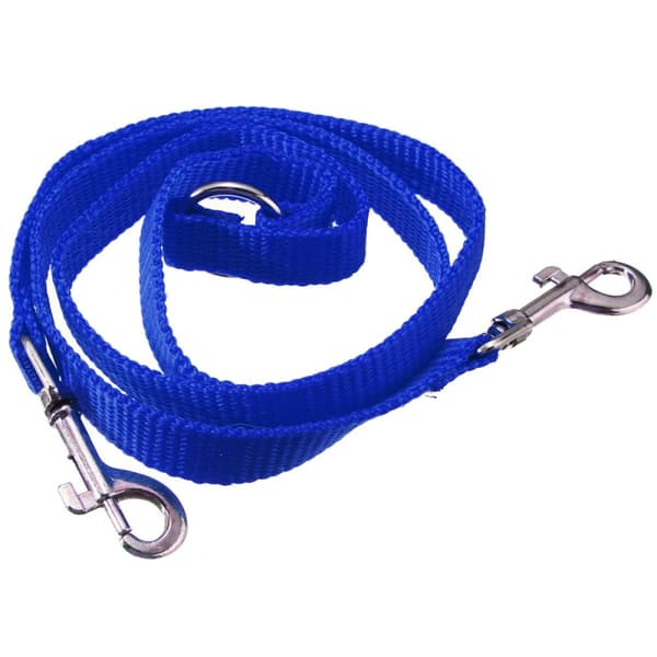 Dubbla Dubbelkoppel Hund Twin Lead Duplexkoppling 2 Way Two Pet Walking Training