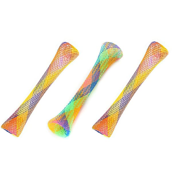 3pcs Flexible Colorful Cat Spring Toys Pet Playing Toy