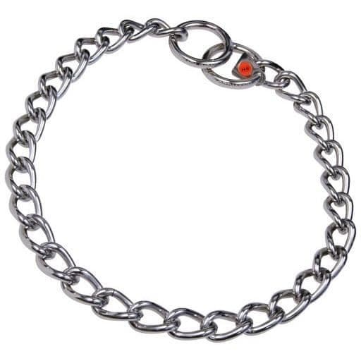 HS Sprenger Fine Twisted Link Rostfritt Stål Choker Halsband | 50 cm x 3 mm