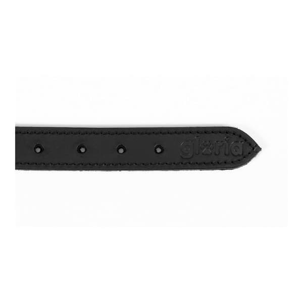 Hundhalsband Gloria Duna Svart Gyllene (35 x 2 cm)