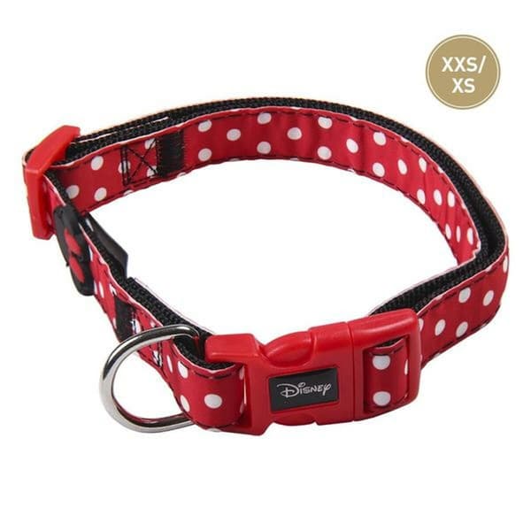 Hundhalsband Minnie Mouse XXS/XS Röd