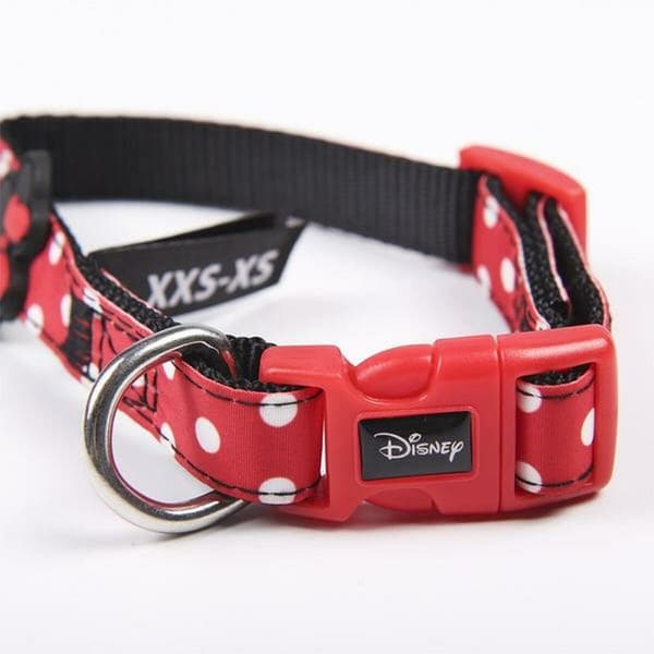 Hundhalsband Minnie Mouse XXS/XS Röd