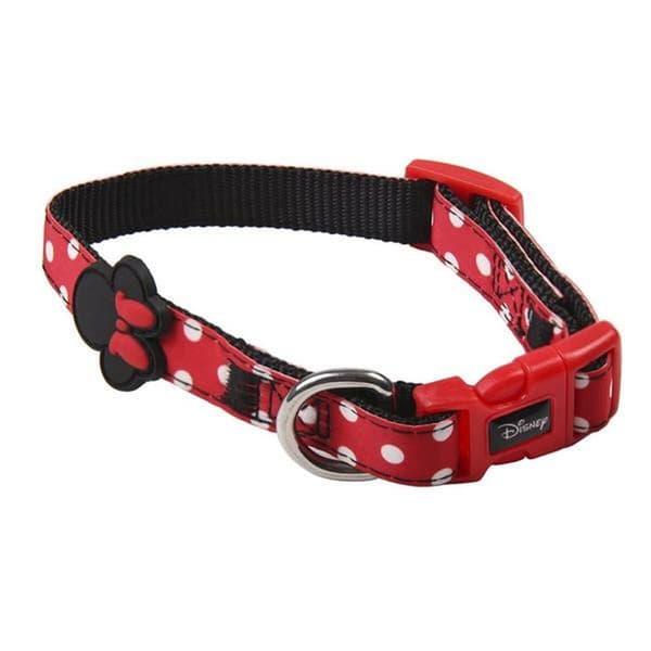 Hundhalsband Minnie Mouse XXS/XS Röd
