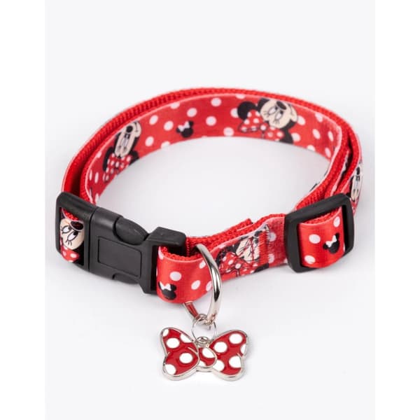 Minnie Mouse Dog Collar Set