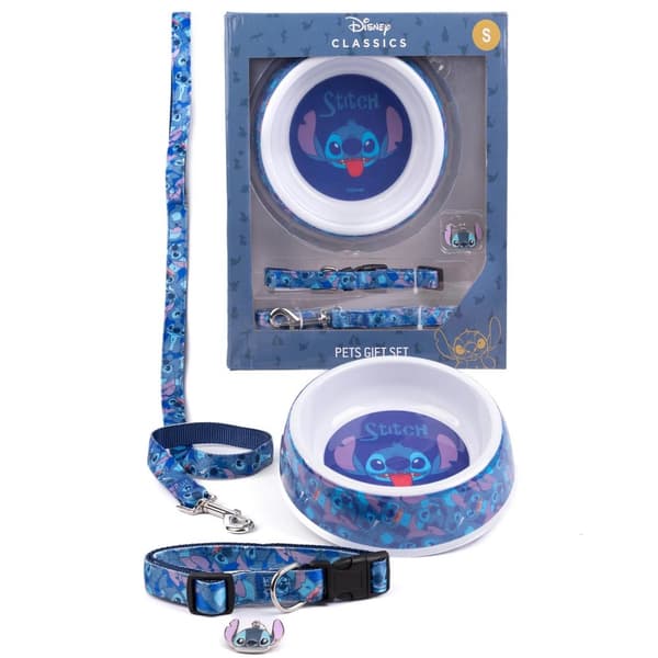 Lilo & Stitch Dog Collar Set (Pack of 4) Blue M