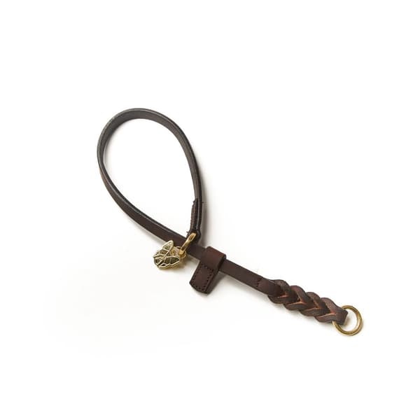Digby & Fox Braided Leather Dog Collar
