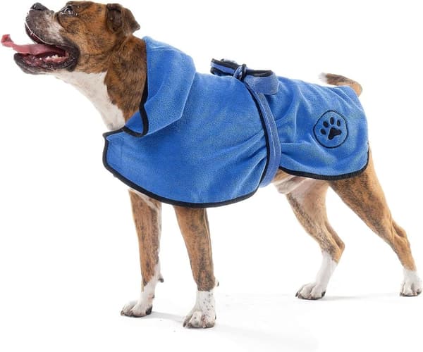 Hundbadrock Blå M 2-pack CASTY