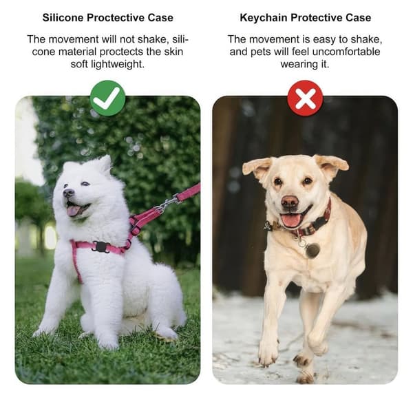 Beskyttelsescover til Airtag - Skal/Fodral til Hunde & Katte