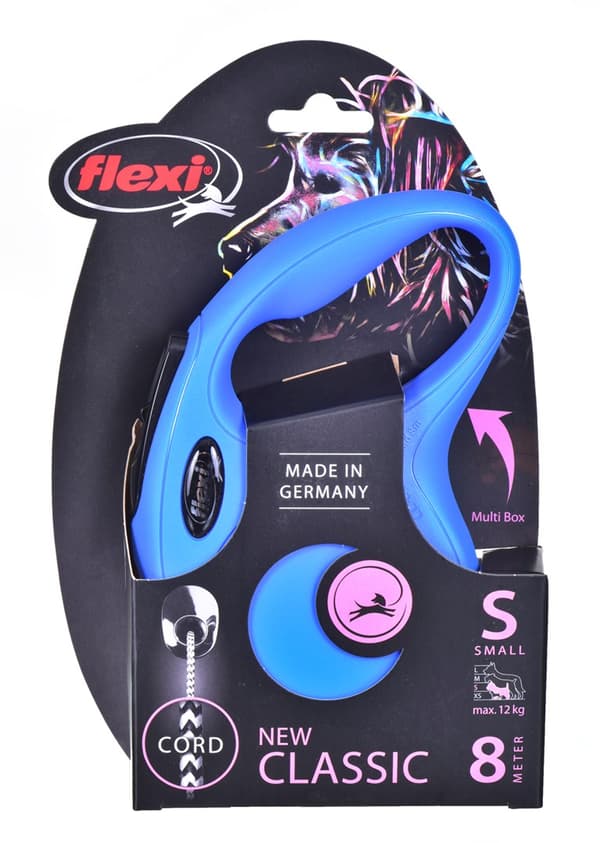 Flexi New Classic S 8 m Dog Infällbar ledning