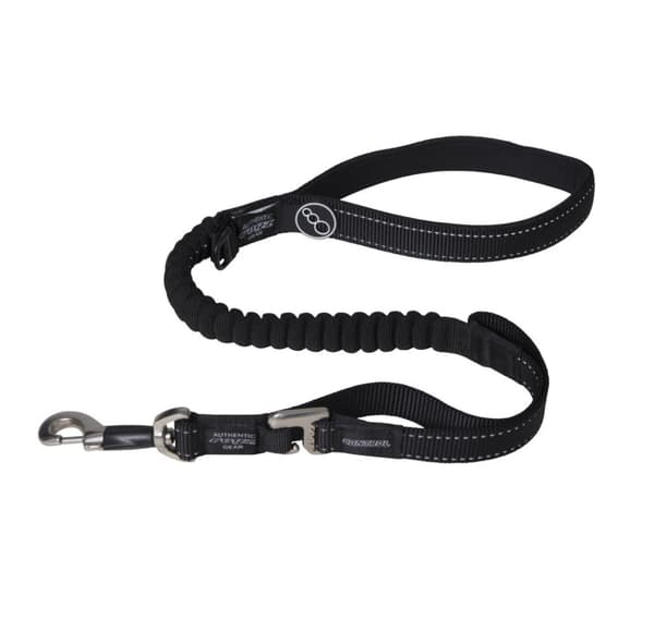 Utility Extra Large 25mm Lumberjack Control Lead, Black Reflekterende, Rogz