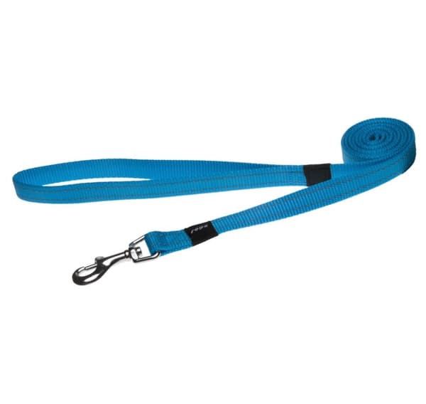 Utility medium 16mm slangefast hundesnor, turkis refleks, Rogz