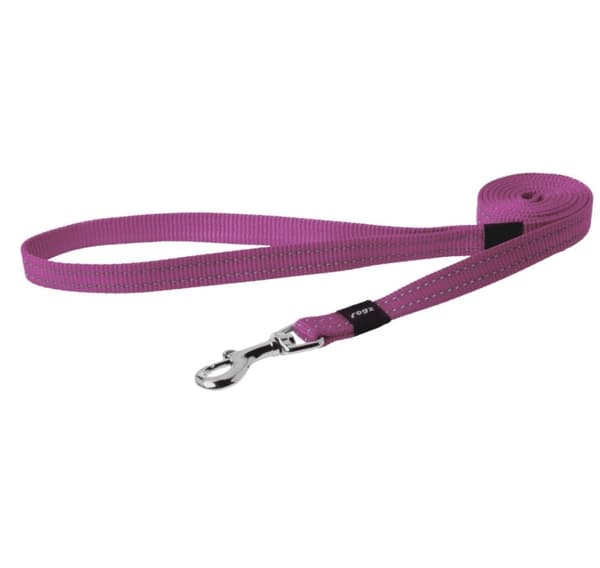 Utility medium 16mm slangefast hundesnor, rosa refleks, Rogz