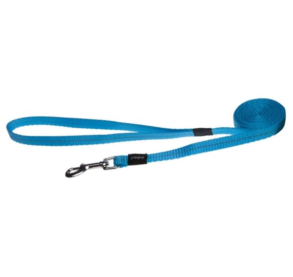 Utility liten 11mm Nitelife fast hundesnor, turkis refleks, rogz