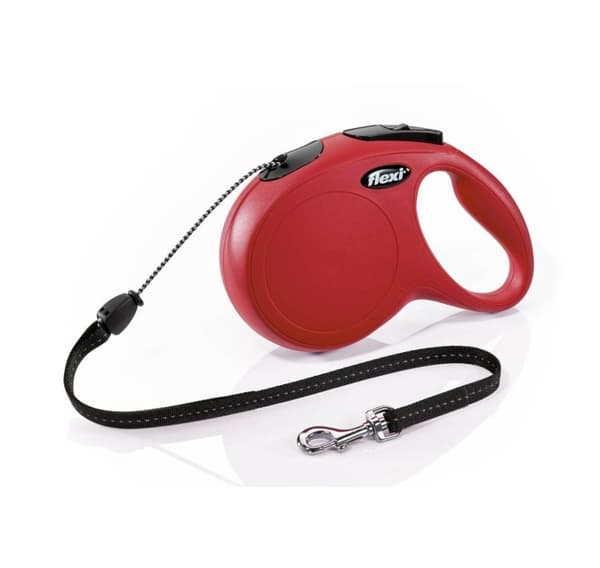 Kävelyhihna Uusi Classic nauha 8m M punainen, Flexi