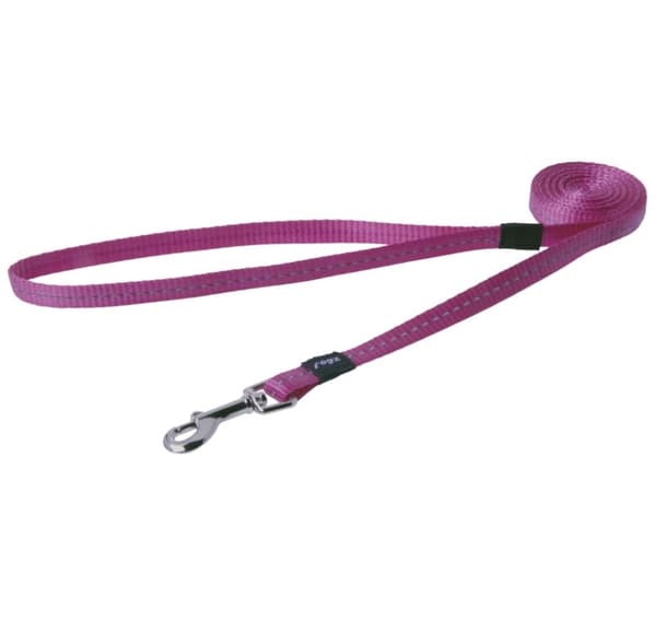 Utility liten 11mm Nitelife fast hundesnor, rosa refleks, Rogz