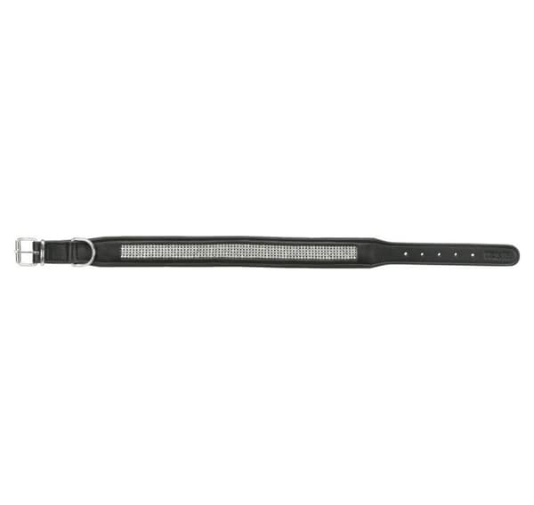 Aktiv komfortkrage med stenar, M–L: 44–52 cm/25 mm, svart