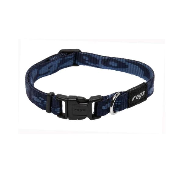 Hundehalsbånd Kilimanjaro 11mm/20-31cm marineblå