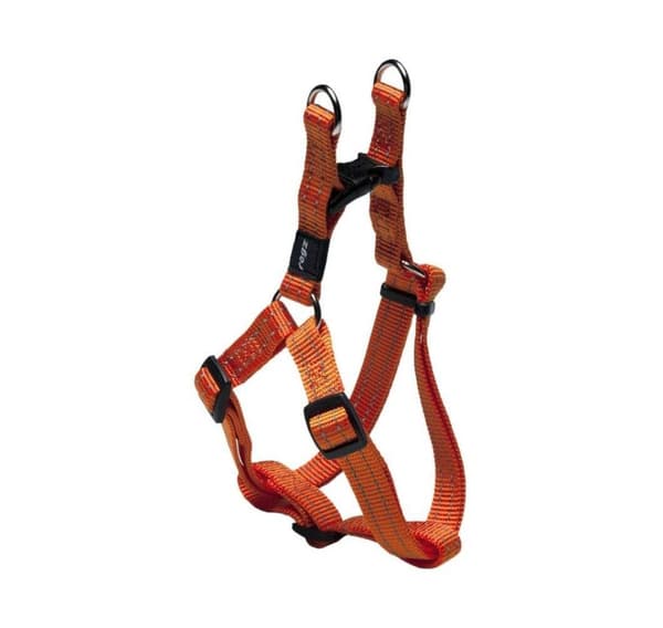 Rogz Step-in Harness Snake M 16mm/42-61cm, orange