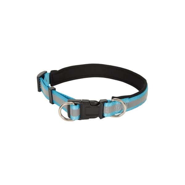 Jackson Pet Co Reflective Dog Collar Blue S-M