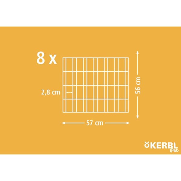 Häkki Kerbl Metalli Jyrsijät Kahdeksankulmainen
