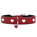Miniatyrbild 1 av 6: Hundhalsband Hunter Love S/M 35-43 cm Röd
