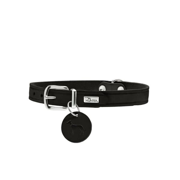 Hundehalsbånd Hunter Aalborg Sort L 45-55 cm
