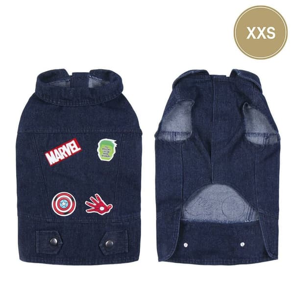 Koiran takki Marvel Sininen XXS