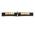 Miniatyrbild 7 av 8: Hundhalsband Gloria Duna Svart Gyllene (40 x 2 cm)