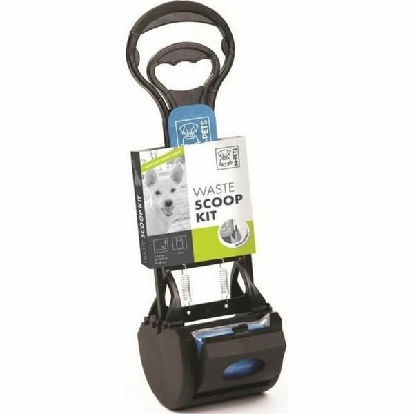 Skyffel MPETS 38 x 12 x 10,5 cm Svart/Blå Plast