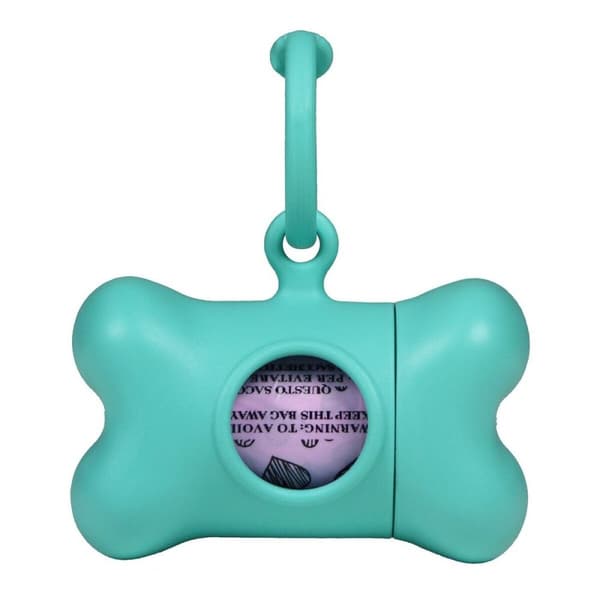 Lemmikin pussisäilytin United Pets Bon Ton Nano Classic Koira Akvamariini Kierrätetty muovi (6 x 3 x 4 cm)