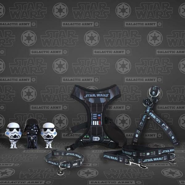 Koiran valjaat Star Wars Musta XXS