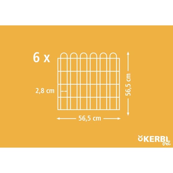 Bur Kerbl Metall Grå Gnagare Sexkantig