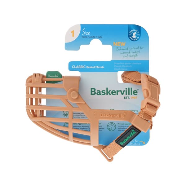 Baskerville Klassisk korg Hundmunstycke