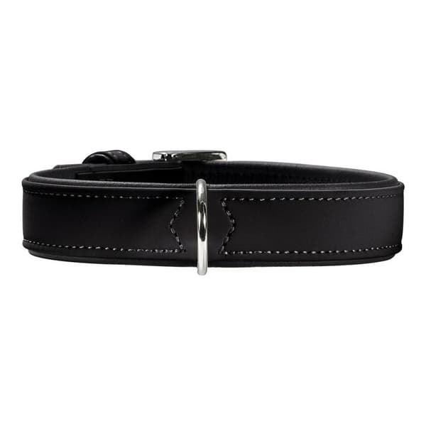 Hundehalsbånd Hunter Softie Sort (42-53 cm)