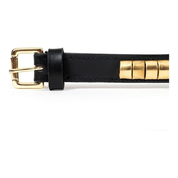 Hundehalsbånd Gloria Duna Sort Gylden (50 x 2,5 cm)