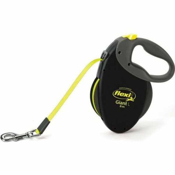 Hundebly Flexi New Classic Multifarvet Gul/Sort L