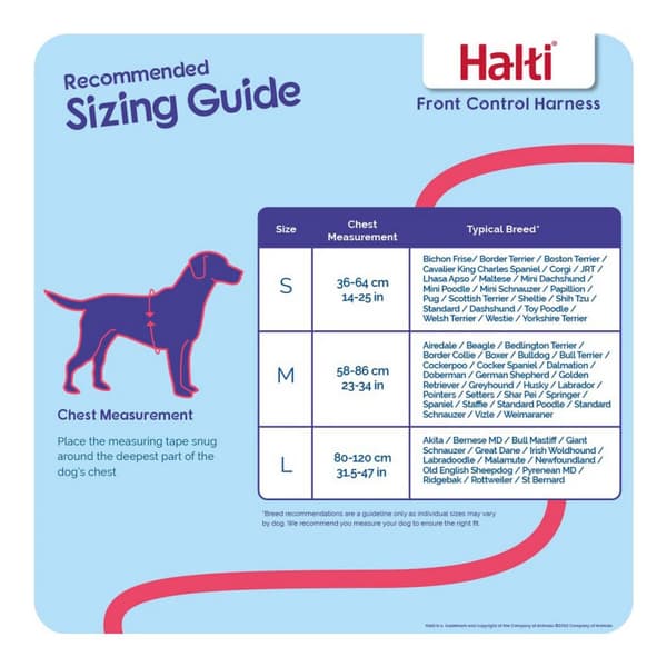 Hundesele Company of Animals Halti Sort/Rød L (80-120 cm)