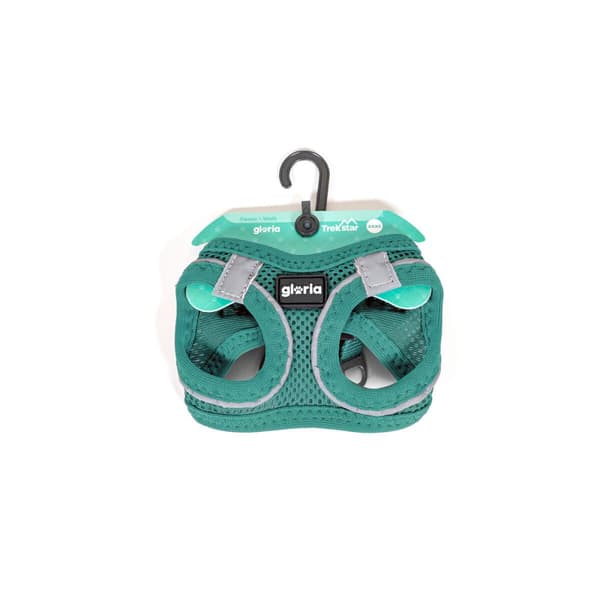 Hundesele Gloria Trek Star 33,4-35 cm 51-52 cm Turkisblå L