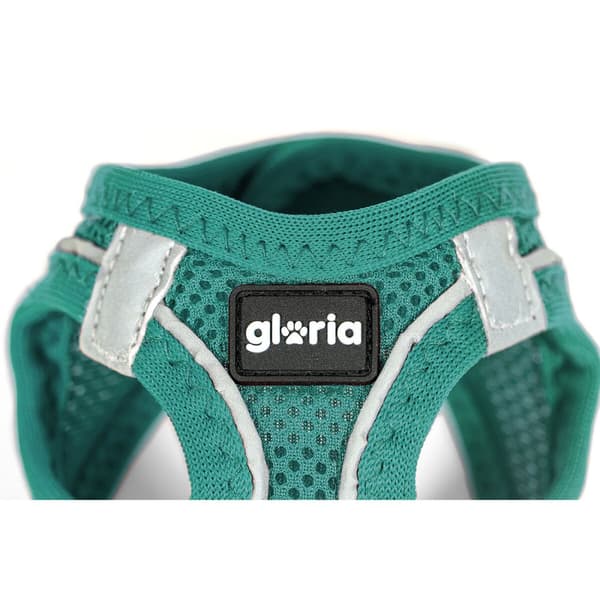 Hundesele Gloria Trek Star 33,4-35 cm 51-52 cm Turkisblå L