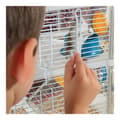 Miniatyrbillede 2 af 2: Bur Zolux Metal Plastik 41 x 40 x 27 cm 41 x 27 x 40,5 cm Rød (1 Dele)
